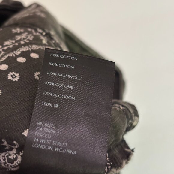 Free People Shorts 25 Button Fly Romeo Roll Up Cotton Distressed Gray - Picture 4 of 4